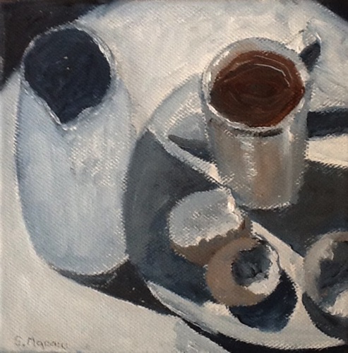 MORNING COFFEE
Oil on canvas
15x15cm
$35 MORNING COFFEE
Oil on canvas
15x15cm
$35